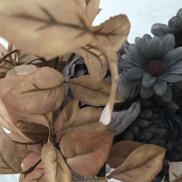 Hand Crafted Fall Custom 2 Swags Leaves & Pomegranate Custom Order In Progress - Picture 4 of 7